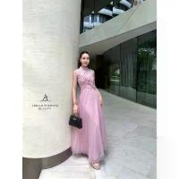 ราคา GUEENQiughtyhjtjjshangmao M10 Dress ชุดเดรสยาวคอปีนแขนกุดกระโปรงแต่งผ้ามุ้ง สำหรับผู้หญิง สาวอวบ เสื้อผ้าแฟชั่นผู้หญิง ไซส์ S-2XL Abigail สินค้าขายดี (1733148299875288458)