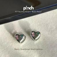 ราคา Pinch - Starry Sweetheart Stud Earrings ต่างหูหัวใจประดับพลอยชมพู เงินแท้ silver 925 คําแนะนําการขายที่ร้อนแรงในเดือนนี้ (1732583131407549530)