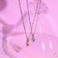 ราคา PAN earrings Pristine สร้อยเงินแท้ เพชร CZ. เม็ดเดี่ยว จี้เล่นแสง เรียบหรู ของขวัญ N0333/N0334 มีบริการเก็บปลายทาง (1733432177711351326)