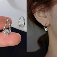 ราคา Zircon Earrings Women's Fashion Ins Style Geometric Shape Earrings New Irregular Zircon Earrings Cold Style Simple Online Influencer Earrings (1733207397590730665)