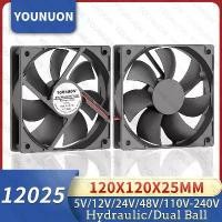 ราคา [COD] 120mm 12cm 12025 Fan 5V 12V 24V 120mm*120mm*25mm Fan DC Brushless Cooling Fan 120x120x25mm USB 2PIN PC Computer Case Cooler (1733062493446047431)