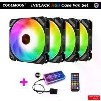 ราคา INBLACK RGB Case Fan Set ชุดพัดลมRGB +รีโมท คอนโทรล COOLMOON พัดลมเคส12cm ระบายความร้อน คอมพิวเตอร์ (1732633177885738263)