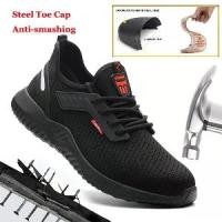 ราคา 【Fashion Living】 รองเท้าทำงานแฟชั่นใหม่/รองเท้านิรภัยหัวเหล็ก/รองเท้านิรภัยสำหรับผู้ชาย/รองเท้าเซฟตี้ตาข่าย/ (1733443548727379022)