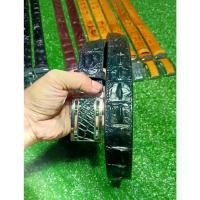 ราคา （จัดส่งจากประเทศไทย）. เข็มขัดหนังจระเข้แท้ 100% ผู้ชาย (ส่วนโครงกระดูกหลัง) สีดำ (งานต่อสวย ) Fashion accessories #อย่าน้อยใจตัวเอง (1733046484039927636)