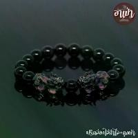 ราคา （จัดส่งจากประเทศไทย）. อาเป่า หินนิลดำ Onyx ขนาด 10 มิล ประดับปี่เซียะ 5 ธาตุ 1 คู่ ปี่เซียะเปลี่ยนสี ปี่เซียะ 5 สี คัดหิน หินนิลกาฬ กำไลหินสี กำไลหินนำโชค Fashion accessories #อย่าน้อยใจตัวเอง (173312