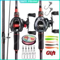 ราคา HAIYI FISHING ชุดคันเบ็ดตกปลาครบชุด รอกตกปลา 19+1BB 7.2:1 รอกตกปลาโลหะผสม รอกหยดน้ำ ด้ามจับ EVA ความเร็วสูง รอกตกปลา น้ำหนักเบามาก (1733138982952076666)