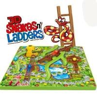ราคา [Tiktok] 【Summer Air】Cod Snakes & Ladders 3D Game, Snakes & Ladders, a Super Fun Board Game. Can Be Played by the Whole Family, Children's Toys (1733404900050307065)