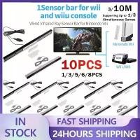 ราคา USB Wired Receiver Sensor Bar Infrared Motion Sensor Signal Receiver Stand Game Move Remote Fit for Wii / Wii U Consoles [COD] (1733449406401447914)