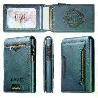 ราคา Sutengni Men's Automatic Card Extractor Faux Leather Wallet - Oil Wax Texture Business Style Multifunctional, Light Brown, Gift for Men's Relatives and Friends, with Photo Slot F (1733405328258532976)