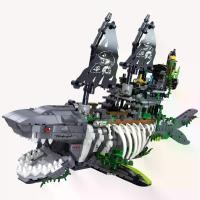 ราคา Puzzle Stress Relief Toy Collection Gift Pirate Ship Series Sea Shark Pirate King Flying Dutchman Puzzle Building Blocks Desktop Ornament Toy Gift Parent-Child Interaction (1733408528688514830)
