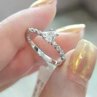 ราคา แหวนเพชร “Twinkle Oval Line” 18k White gold (1733229697299941032)