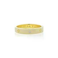 ราคา AKE AKE Rituals Cross Wedding Band *Stardust* 24K Gold แหวนเงินแท้925 ชุบทองคำ24K ฝังเพชรแท้ (1732644600416928933)