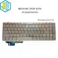 ราคา [COD] UK GB US English Laptop Backlit Keyboard Light MB3191002 PRIDE-K3791 Notebook Backlight Replacement Keyboards Gold Keycaps New (1733235726819558846)