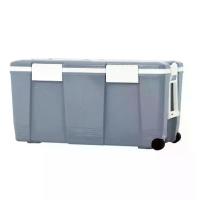 ราคา Everest Cooler Box AG550 Gray กระติกน้ำแข็งถังแช่อเนกประสงค์พร้อมล้อลาก ขนาด ลิตร (1732882942511514636)