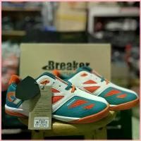 ราคา รองเท้าฟุตซอลเบรกเกอร์ Breaker (CM009) สี WHITE-GREEN สปอตสินค้า (1733018161097966736)