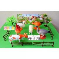 ราคา ฟาร์มสัตว์เลี้ยง โมเดลสัตว์ฟาร์ม Green Farm ไก่ตัวผู้ ไก่ตัวเมีย เป็ด ห่าน วัว แกะ โมเดลสัตว์เลี้ยง คําแนะนําการขายที่ร้อนแรงในเดือนนี้ (1732680665743394269)