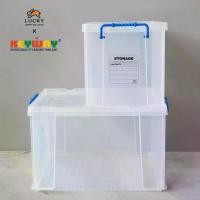 ราคา LUY HOME กล่องเก็บของพลาสติกใสมีฝาปิดและหูล็อค -16 แพ็ค X 3 ชิ้น (1732840183992058928)