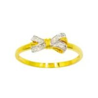 ราคา [COD] [Tiktok]Happy Jewelry แหวนโบว์ น่ารักๆ สินค้าขายดี แหวนเพชร แหวนทองเพชรแท้ ทองแท้ 37.5% SI308 (1733186565295540033)