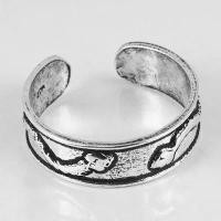 ราคา MT แหวนนิ้วเท้าเงินแท้ รูปงู งานรมดำSolid 925 Sterling Silver Toe Ring (str040) MT Jewelry มณีธารา (1731935653368202246)