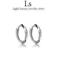 ราคา ❃④③Jewelry✨ต่างหูเงิน Zircon Tpiral ต่างหูเงินแท้925 ตุ้มหูเพชร Moissanite ต่างหูแฟชั่น ของขวัญ,11mm☜ (1732146693389255680)