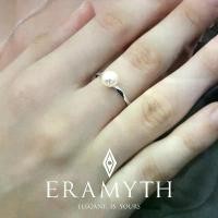 ราคา Eramyth jewelry : แหวนมุก ตัวเรือนเงินแท้ 92.5 งานมุกแท้ธรรมชาติจากแหล่งน้ำจืด : SLR-0066-S31 ขายดี (1733217960164689151)