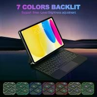 ราคา GOOJODOQ Magic Keyboard for IPad Pro 11 12.9 Air 4 5 10th Gen Mini 6 Case Wireless Bluetooth Keyboard (1733065970549687880)
