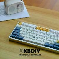 ราคา [COD] KBDiy 145 Keys Apricot Yellow Keycap PBT Cherry Profile ISO Keycaps for Mechanical Keyboard 60/61/64/68/78/84/87/96/980/104/108 (1733235689603564990)