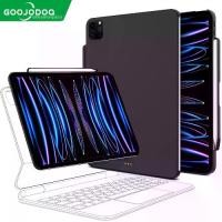 ราคา Goojodoq Magnetic Keyboard Case with Pencil Slot for iPad Pro 11 Air 4 Air 5 iPad Pro 12.9 6th 5th 4th 3rd Gen (Keyboard not included) (1733297896552105641)