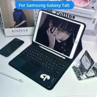 ราคา Thai Keyboard Case Samsung Tab S10 S9FE S8 S7 FE S7+ S9+ S9fe+ Can Store Pen Keyboard with Samsung Case (1733326713264637609)
