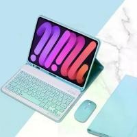 ราคา Bluetooth Keyboard Case for iPad Mini 6 / Mini 7 8.3" (2021–2024) Slim PU Leather Cover with Pencil Holder and Mouse (1733284338847549201)
