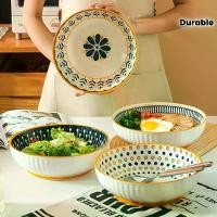 ราคา 2-Pack 56.8 oz Ceramic Soup Bowls with Floral Pattern - Microwave, Dishwasher, and Oven Safe Round Bowls Suitable for Ramen, Noodles, Salads, Fruits - Durable Kitchen and Dining Essentials (1733317307