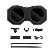 ราคา [COD] [tiktok]【Will Garden Tools】Devil'S Eye Lamp Motorcycle Electric Bicycle Rear Light Rear Mirror Modification APP Contro Eye LED Dynamic Atmosphere (1733440758755329604)