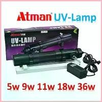 ราคา หลอดไฟยูวี ยี่ห้อ ATMAN UV lamp รุ่น UV-5W/ UV-9W/ UV-11W/ UV-18W/ UV-36W สปอตสินค้า (1732943794255136409)