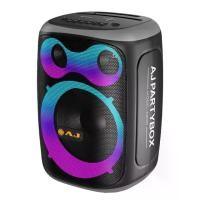ราคา AJ Party Box ลำโพงบลูทูธ รุ่น X4000 กำลังขับ 150W ลำโพง 8" + 2" ฟังก์ชันครบครัน USB/TF/FM/Remote/Bluetooth/TWS แบตเตอรี่ 7.4V 5400mAh พร้อม LED lamp ring รับประกัน 1 ปี (1732702779707721071)
