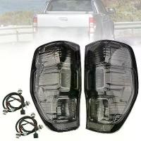 ราคา Ekapun'shop คุณภาพรับประกันได้ ไฟท้าย เรนเจอร์ ฟอร์ด Tail light lamp Ford สีสโมค ทั้งชุดพร้อมสายไฟ แท้ ford Ranger 2012-2018 สีดำ พร้อมชุดขั้วไฟ พร้อมหลอดไฟ (1732981084038858200)