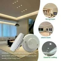 ราคา [COD] GX53 LED Bulb Lamp 10pcs 5W 7W 9W 12W 15W 220V 110V Cold White Lighting Reflector Spot Light Frosted Puck Retrofit (1733303345508615196)
