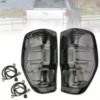 ราคา DithakarStore ใช้งานได้ ไฟท้าย เรนเจอร์ ฟอร์ด Tail light lamp Ford สีสโมค ทั้งชุดพร้อมสายไฟ แท้ ford Ranger 2012-2018 สีดำ พร้อมชุดขั้วไฟ พร้อมหลอดไฟ (1733029611456071239)