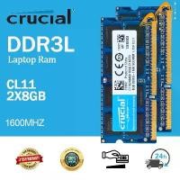 ราคา Crucial 2 x 8G 2Rx8 PC3L-12800S DDR3L-1600Mhz SODIMM Laptop Memory RAM แรม โน็ตบุ๊ค (1732745119096800589)