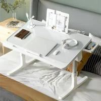 ราคา GUEENQwewtfyjtyjdefshangmao พับเก็บได้ ปรับความสูงและองศาความเอียงได้ ด้วย สามารถวางโน๊ตบุ๊คได้ โต๊ะอเนกประสงค์ โต๊ะพับญี่ปุ่น foldable laptop desk แนะนำ (1733206570494624956)