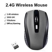 ราคา [COD] Wireless Mouse 2.4G Portable Optical Ergonomic Mice For Laptop iPad Tablet Notebook Mobile Phone Office Gaming Mouse USB Adapter (1733025913067374046)