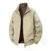 ราคา [COD] Spring Men Casual Business Jacket Man Formal Outdoor Stand Collar Jackets Men Multi Pocket Work Outwear Parka Windbreaker Jacket (1733188066877343210)