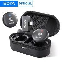 ราคา [COD] BOYA Omic D/U Wireless Lavalier Lapel Microphone for iPhone iPad Android Type-c Smartphone Youtube Live Recording Interview Vlog (1733297440873219651)