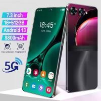 ราคา Smartphone, Android 16 Operating System, 512G Memory, with Microphone, Suitable for Daily Use, Mobile Phone Microphone, WIFI, Wireless, Smartphone, Mobile Phone Mic Smartphone Mobile Phones (173340969