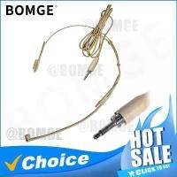 ราคา [COD] Double Earhook skin Headset Microphone Headworn Omnidirectional Condenser Cartridge Microphone For Sennheiser For Shure Wireless (1733283312759768418)