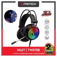 ราคา Certified ProductsFANTECH Model HG27 TWISTER Gaming Headset 7.1 System Gaming Headphones FanTech Gaming Headphones with Microphone RGB Lights Around the Headphones for Gaming (1733042796914967579)