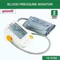 ราคา Yuwell Electronic Blood Pressure Monitor เครื่องวัดความดันโลหิต รุ่น YE670A [รับประกัน 5 ปี] (1733397295381054921)