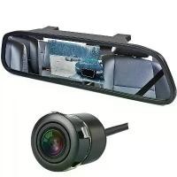 ราคา 43'' Car Mirror Monitor Rear View Backup HD Camera Night Vision Parking System [COD] (1733435352454236152)