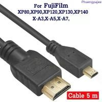 ราคา สาย HDMI ยาว 5m ต่อกล้องฟูจิ X-A3,X-A5,X-A7, FinePix XP80,XP90,XP120,XP130,XP140 เข้ากับ HD TV,Monitor FujiFilm cable สินค้าขายดี (1733207091126895682)