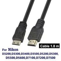 ราคา สาย HDMI 1.8m ใช้ต่อกล้อง Nikon D5200,D5300,D5500,D5600,D7100,D7200,D7500,D3300,D3400,D3500 เข้ากับ HD TV,Monitor cable คําแนะนําการขายที่ร้อนแรงในเดือนนี้ จอ iphone 11 ขาตั้งกล้อง มือถือ (17332064057