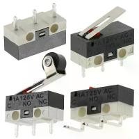ราคา [COD] 20/100/1000Pcs 3Pin Micro Limit Switch SPDT Momentary Push Button Switch 1A/125V Mouse Switch with Handle Roller (1733245481850996158)